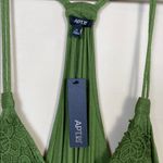 Apt. 9 NWT  Women’s Boho Crochet Lace Olive Green Racerback Tank Dress Photo 5