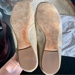 Diane Von Furstenberg DVF Alderny Storm Glitter Metallic Suede Flats Photo 3