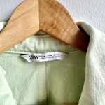 ZARA Cropped Denim Jacket Sz M Photo 1