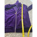 Ralph Lauren Vtg Y2k Lauren Purple Velvet Track Jacket Sz P/S Retro Velour Photo 7