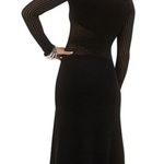 SOVERE Tilt Knit Dress in Black XSmall Womens Midi Sweater Cut out Size XS Photo 10