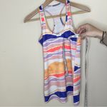 Lululemon  Cool Racerback Tank Top Tee Shirt Multi Color Stripe Size XS women’s Photo 2