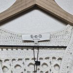 NWT Sea New York Carter White Crochet Wool Long Sleeve Maxi‎ Dress Size XS Photo 4