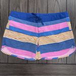 Patagonia Wavefarer 5 Inch Boardshorts Swim Shorts Blue Pink Fitz Stripe Size 8 Photo 1