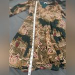 Emma & Michele Sz:10 paisley-print Long Sleeve Holiday Ruffle Mini dress. Photo 6