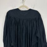 Madewell Balloon Sleeve Top Blouse Black Lightweight Cotton Blend Boho XXL NWT Photo 12