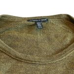Eileen Fisher Green Pullover Stretch Sweater Tie Waist Cozy Size XS Women's Photo 1