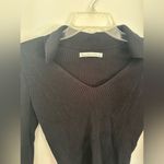 Abercrombie & Fitch Abercrombie black rib v neck collared sweater size small Photo 1