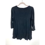 Three Dots ‎ black thermal top women’s size large Photo 7