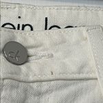 Calvin Klein Creamy White Denim Skirt Photo 2