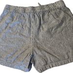 J.Crew  Factory Women’s Striped linen-blend drawstring short Size Small Photo 2
