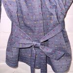 Draper James  Embroidered Dot Chambray Wrap Top Photo 10