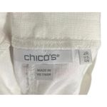 Chico's Chico’s Wide Leg Pants White Linen 2R 12 Career Quiet Luxury Bridal Office Photo 11