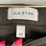 Lila Ryan Louise Mid Rise Jeans. Skinny. Size 29. Olive green. Photo 6