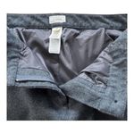 LL Bean High Waist Dress Pants Women12 PETITE Grey Tweed Straight Pockets Lined Gray Size 12P Photo 6