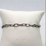 High Intensity Silver Tone Chain Charm Bracelet Photo 1