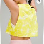 Lululemon  All Yours Crop Tank Tie Dye size 4 in highlighter yellow Photo 1