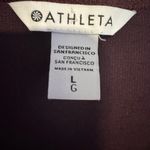 Athleta  Beyond Soft Barre Sweatshirt L Spiced Cabernet EUC Oversized fit Photo 3