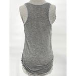 None Gray Cowgirl Tank Top Love Rodeo Sheer Red White Blue Lightweight Racerback XS Photo 3