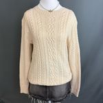 Amazon Cream Cable Knit Sweater Photo 1