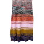 Anthropologie  Space-Dyed Knit Midi Dress Size XL Scoop Neck Short Sleeve Pastel Photo 4