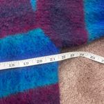 Madhappy  Fuzzy Knits Mohair Blue and Purple Striped V-neck Cardigan Small EUC Photo 6