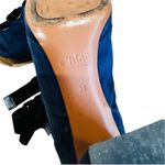 Chloé Chloe Velvet Lace-up Ankle Boots in navy Photo 10