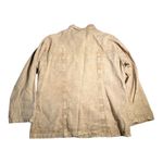 Vtg 1980s Sea Breeze of California Beige Acid Wash Cotton Button Utility Shirt M Tan Size M Photo 1