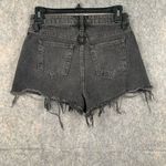 Alexander Wang  Womens Size 25 Black Bite Shorts cheeky cutoff‎ high-rise Denim Photo 2
