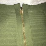 Bandage Back Zipper Skirt Green Photo 4
