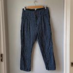 Free People  Rumors Yarn Dye Harem Pants NO BELT Photo 1