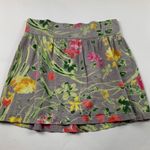 Old Navy  Watercolor Floral Linen Blend Mini Skirt M Photo 0