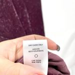 Splendid  Purple Black VNeck Crushed Velvet Cami Dress Photo 4