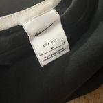 Nike Dri Fit Swoosh Fly Graphic Boxy Sweatshirt Womens S Black Loose Fit Crop Photo 6