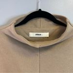 Alembika Urban Lava Tunic Dress in Tan Open Side Slits Mock Funnel Neck Sz S EUC Photo 4