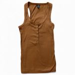Wild Fable  Tan Buttoned Tank Top XS Photo 2