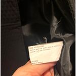 Gallery  Womens Quilted Black Trench Coat Button-Front Size L Photo 10