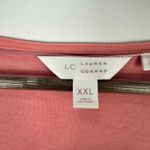 LC Lauren Conrad Lauren Conrad Top XXL‎ Pink Sheer Swiss Dot Flutter Sleeve Cherry Boho Romantic Photo 1