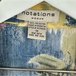 Vintage Y2K Retro Paint Stroke Button Down Shirt Size 1XL Early 2000s Photo 2