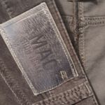 Mac Rich Jeans Khaki Green Slim Velvet Size 46/32 Photo 6