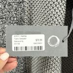 Habitat NEW NWT Natural XL Block Tunic Sweater Cowl Neck Textured Knit Cotton Photo 5