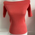 Anthropologie • Minuet Coral Off Shoulder Knit Sweater Photo 96