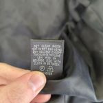 Lafayette 148 Black Tweed Blazer Jacket Open Front Women's 14 Metallic Fringe Black Photo 5