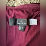 Lulus  Dramatic Stunner Burgundy Velvet Bow Strapless Maxi Dress Photo 5