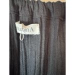 Vitamin A  'Costa' Cover-Up Tunic Shirt, Cotton Crinkle, Black Sz S NWT $128 Photo 9