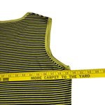 City Silk Knitwear Sleeveless Top‎ Tank Green Black Stripes Women’s Sz XL Photo 6