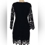 For Love & Lemons  Black Lace Long Sleeve Dress Photo 1