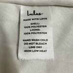 Lulus  Absolutely Breathtaking Halter Gown Women's XS Off White Maxi Sleeveless Photo 9