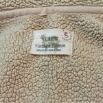 J.Crew Vintage Sherpa Lined Zip Hoodie Sweatshirt Beige Size Small Photo 11