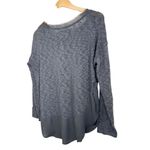 Anthropologie  CircleLight Sweater Size‎ Small Charcoal Gray Long Sleeve Photo 5